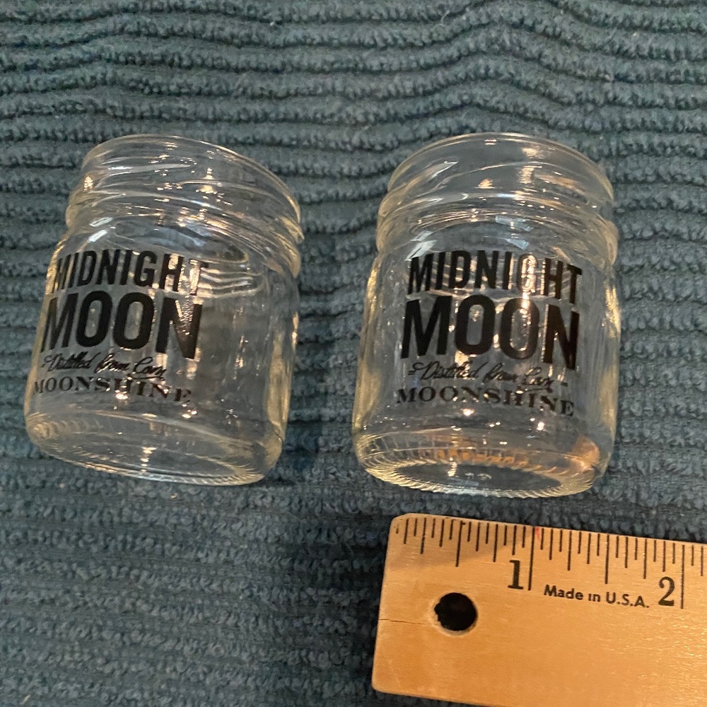 Set of 2 Mini Glass Jars